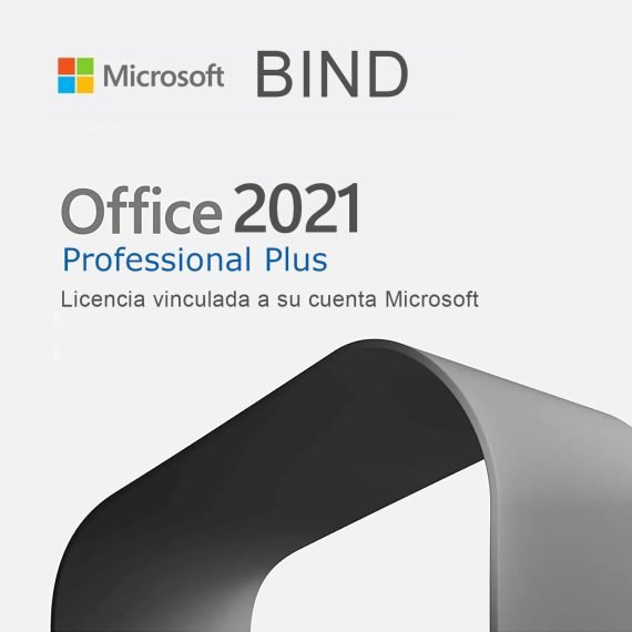Licencia Original de Microsoft Office 2021 Professional Plus BIND (1 Usuario) LICENCIA VINCULADA A SU CUENTA MICROSOFT