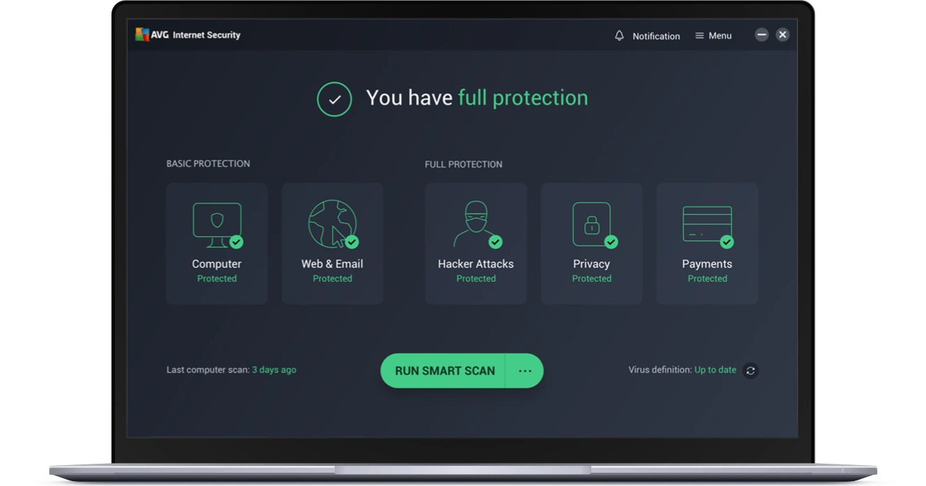 AVG Internet Security Desktop